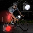 thumbnail image 5 of Juego de luces de bicicleta recargables por USB, luz delantera y trasera LED, 4 modos de luz, resistente al agua IPX4 (negro, blanco y rojo) (2 unidades), 5 of 5