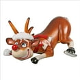thumbnail image 3 of Design Toscano Sup-Suder Santa's Red-Nosed Christmas Reindeer Statue, 3 of 5