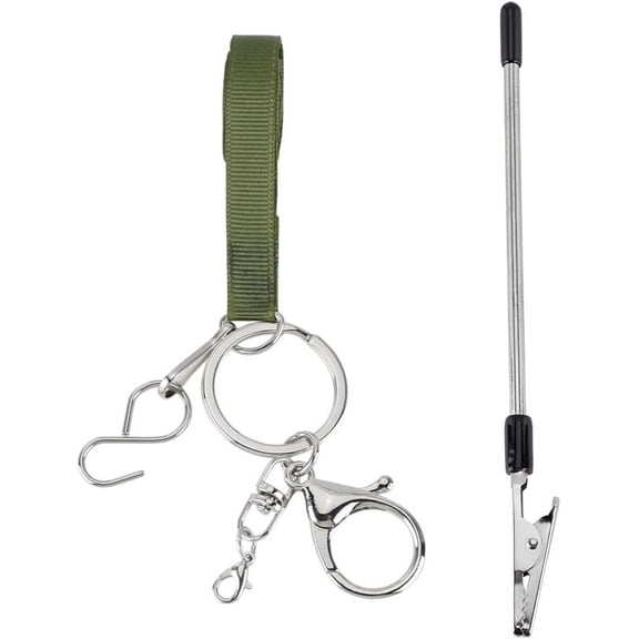 1set 304 Stainless Steel Dress Zipper Helper Zipper Puller Zip with Hook and Clasp & 201 Stainless Steel Jewelry Helper Tool Stainless Steel color 730mm