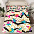 thumbnail image 2 of Homewish Teens Bohemian Memphis 4pcs Bed Sheets,Leopard Print King Sheets,Hippie Abstract Geometric Super Cozy Sheet Set,Super Cozy Room Decor, 2 of 7