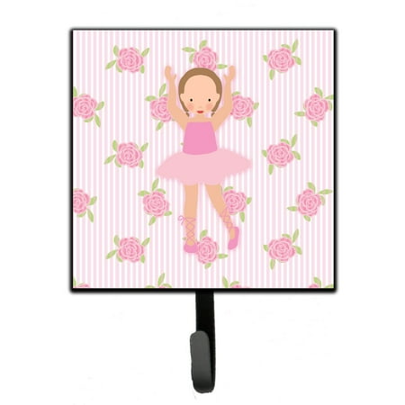 

Carolines Treasures BB5189SH4 Ballerina Brown Hair Ponytails Leash or Key Holder 7Hx4.25W multicolor