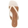 thumbnail image 4 of Kensie Nolita Thong Faux Wood Wedge, 4 of 5