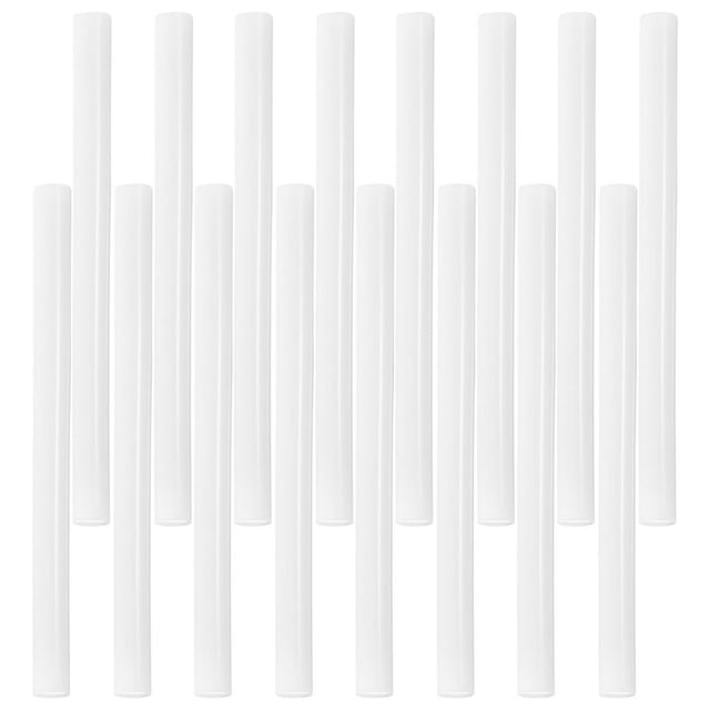 LEEYNEER 16 Pcs Bâtons de Colle Colorés pour Colle Chaude Outil de Réparation Multifonctionnel (Blanc)