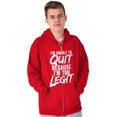 thumbnail image 5 of Unable To Quit Too Legit Gym Workout Zip Up Hoodie Men's Women's Brisco Brands L, 5 of 6