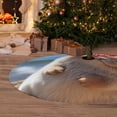 thumbnail image 6 of Lsque Cute Guinea Pig Sea Print Christmas Tree Skirt, Tree Skirt with Ties or Velcro, Perfect for Holiday Decorations, Halloween, and New Year-36", 6 of 7