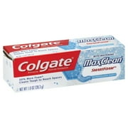 Colgate MaxClean SmartFoam Whitening Effervescent Mint Toothpaste, 1 oz