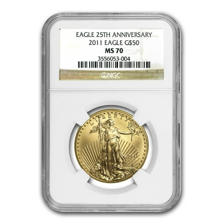 2011 1 oz Gold American Eagle MS-70 NGC