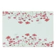 thumbnail image 1 of Flower Cutting Board, Detailed Contour Herbs and Blossoms Bridal Style Pure Simplistic Floral Theme, Decorative Tempered Glass Cutting and Serving Board, Large Size, Pink Green White, by Ambesonne, 1 of 1