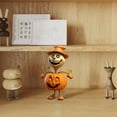thumbnail image 4 of Figurines de Citrouilles d'Halloween Décorations Citrouille en Résine Ornements Poupée Citrouille d'Intérieur Décorations d'Halloween en Liquidation pour Décoration de Dessus de Table à la Maison d'Halloween(A), 4 of 5