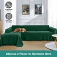 thumbnail image 6 of Sanmadrola Sofa Cover, Couch Covers for 3 Cushion Couch Sofa, Sectional Couch Covers for L Shaped Couch Cover, Living Room Sofa Throws Sofa Slipcovers for Pets, Kids (71"x 134",XL Sofa, Green), 6 of 10
