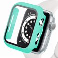 thumbnail image 1 of Cristal + cubierta para funda de Apple Watch de 45mm, 41mm, 44mm, 40mm, 42mm y 38mm, accesorios para iWatch, Protector de pantalla para Apple watch serie 3, 4, 5, 6, SE, 7, 1 of 4