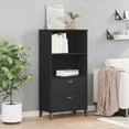 thumbnail image 2 of vidaXL Bookcase Standing Storage Bookshelf Display Rack Office Solid Wood Pine, 2 of 25