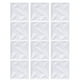 thumbnail image 5 of Los Paneles De Pared Texturizados, El Panel De Pared Decorativo 3D Del PVC Blanco Mate Para El Dormitorio, 5 of 7