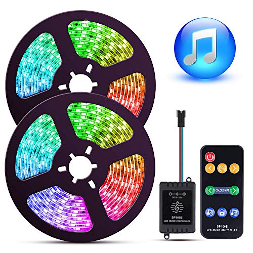 Wireless Smart App Details about / Govee 32.8ft LED Strip Lights Works with Alexa Google Home