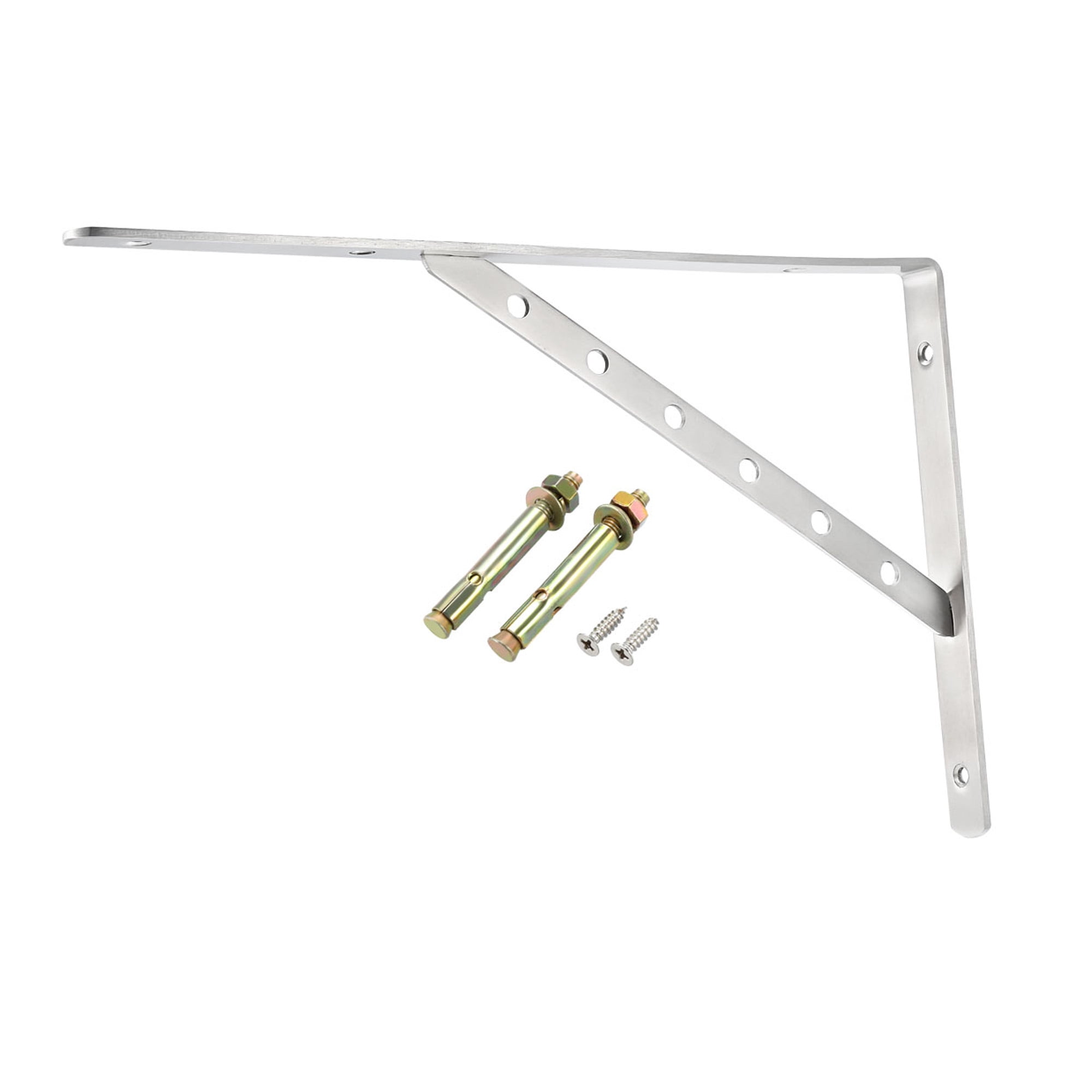 Shelf Bracket, 15.7"L x 10"H x 0.2"T HeavyDuty Removable Solid L