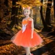 thumbnail image 4 of Disfraz de Miss Fox naranja, vestido con tutú para niñas, disfraz de cosplay con temática de bosque para niños, vestidos de fiesta, lindos disfraces de animales para cumpleaños, 4 of 5