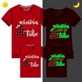 thumbnail image 3 of Camisetas navideñas a juego para la familia, sudadera luminosa y brillante con My Tube, 3 of 4