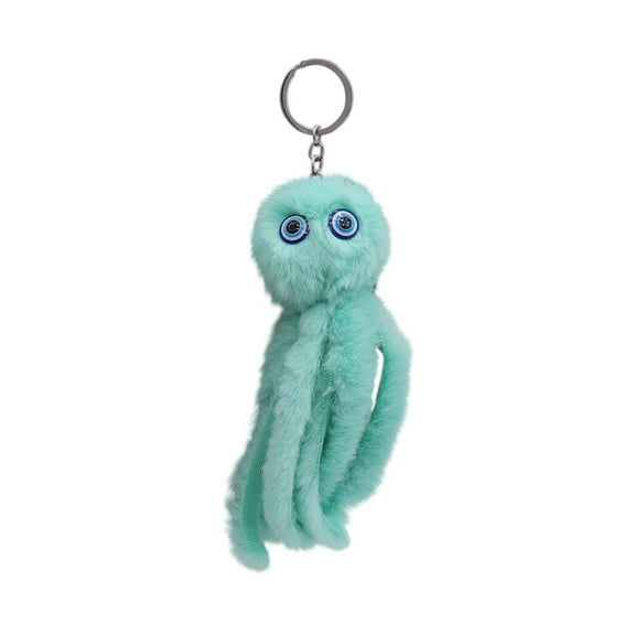 Cute Shape Plush Keychain With Soft Round Tentacle Ball Body, Instantly Melting Hearts And Providing Stress Relief, Key Chain And Pendant Dual-Purpose Design, Suitable For Bags