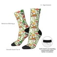 thumbnail image 4 of Vsdgher Mushrooms Gnomes Crew Socks for Men & Women, Breathable Casual Athletic Ankle Socks, 4 of 6