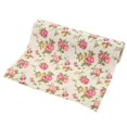thumbnail image 4 of Flower Printed Ribbon, Jute Material 5 Yards Burlap Ribbon Rose Print  For Cake Decoration For Wedding Decoration For DIY Craft, 4 of 8