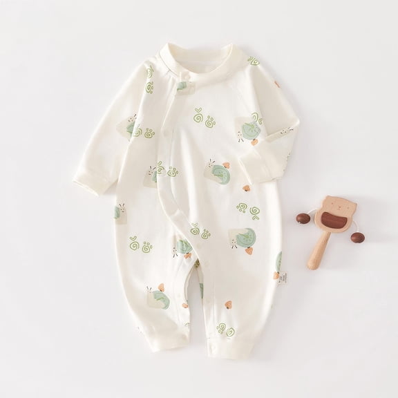 Avtoify Toddler Rompers, Boys Newborns Print Round Neck Crawling Hoodies Jumpsuits