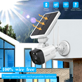 thumbnail image 6 of {4.0Megapixel & 100% Wire Free} 2-Way Audio Solar Security Camera Outdoor Wireless Solar Powered Wireless Camera with Rechargeable Battery, WiFi Home Surveillance Camera, 6 of 12