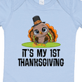 thumbnail image 4 of Inktastic First Thanksgiving Pilgrim Turkey Boys or Girls Baby Bodysuit, 4 of 5
