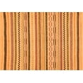 thumbnail image 1 of Ahgly Company Indoor Rectangle Abstract Orange Modern Area Rugs, 3' x 5', 1 of 4