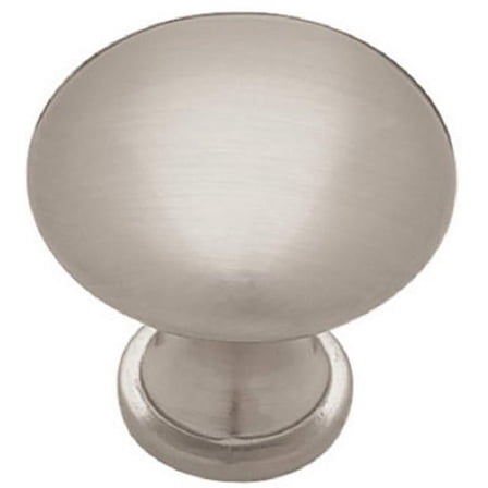 Liberty Hardware P50154H-STN-C 1.25 in. Satin Nickel Round Knob - Satin Nickel