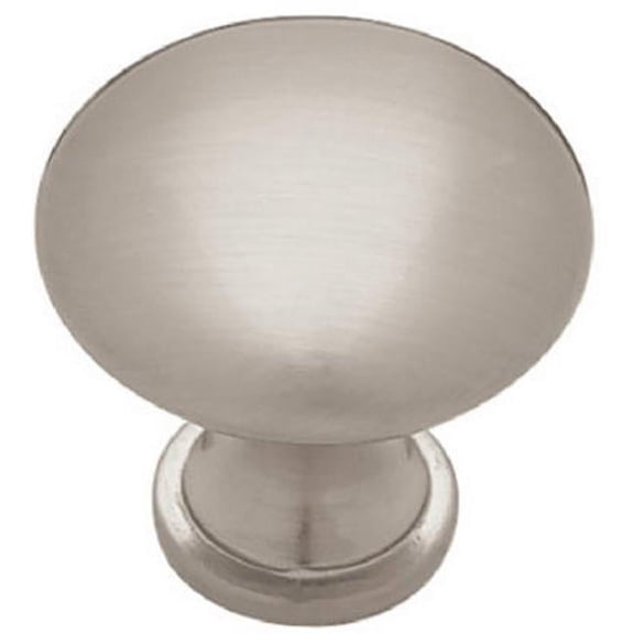 Liberty Hardware P50154H-STN-C 1.25 in. Satin Nickel Round Knob - Satin Nickel