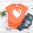 thumbnail image 2 of T-Shirt pour Femmes Adulte Décontracté à Col Rond T-Shirt Imprimé Orange Ample à Manches Courtes, 2 of 3