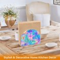 thumbnail image 6 of Yayeee Napkin Holder for Table Set of 2 Kitchen Paper Tissue Organization, Neon Starfish Pattern, 6 of 8