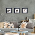 thumbnail image 5 of Great Art Now Blue Cliff Mountains - Deer, Bear, Moose by Tara Reed 3 Piece Canvas Art Set Each 14"W x 14"H, 5 of 5
