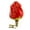 B, variant on Larry Fraga Designs Red Rose Clip-On - 1 Ornament 3 Inch, Glass - Ornament Flower 5402 C