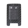 thumbnail image 2 of Carbon Fiber Silicone Automobile Car Key Case Durable Shell Cover for Cadillac, 2 of 7