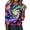17# Purple, variant on 3/4 sleeve halloween tops for women,Women's Halloween Shirts 3/4 Sleeve Crew Neck Shirts Funny Halloween Graphic Outfits Spooky Season Tees Black 3XL