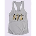 thumbnail image 3 of Celebration Dance Ii. Racerback Tank Women -Annie Warren Designs, Female Large, 3 of 4