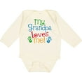 thumbnail image 3 of Inktastic Grandpa Loves Me Boys or Girls Long Sleeve Baby Bodysuit, 3 of 5