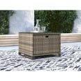 thumbnail image 2 of Tommy Hilfiger Oceanside Outdoor Side Table with Storage in Brown, 2 of 5