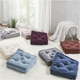 thumbnail image 5 of JERFIT Blush Chenille Floor Pillow 20x20 Inch - Decorative Square Cushion for Seating, Lounging & Nursery, 5 of 6