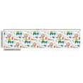thumbnail image 3 of Ambesonne Party Fabric by the Yard Upholstery, Man With Masquerade Motifs, 3 Yards, Earth Yellow Sea Blue, 3 of 5