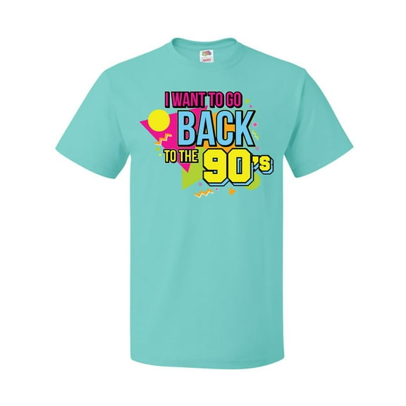 Inktastic I Want to Go Back to the 90's T-Shirt