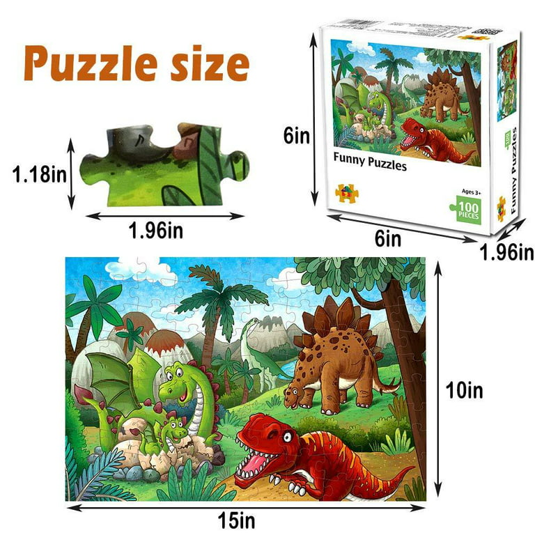 100 Piece Jigsaw Puzzles Funny Dogs Puzzles for Kids Ages 4-8 8-10,Jigsaw  Puzzle for Toddlers 3-5 Ye…See more 100 Piece Jigsaw Puzzles Funny Dogs