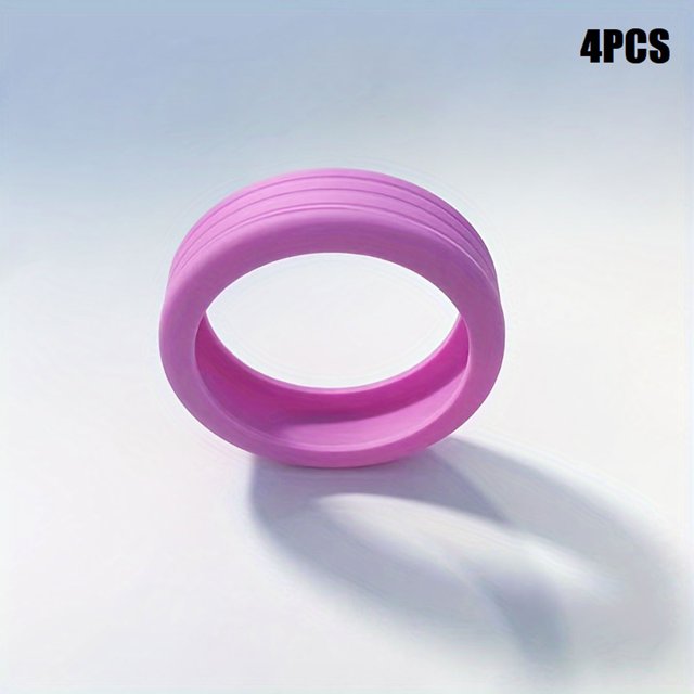 4 Pcs Housse de protection en silicone pour Roue de Valise, Housse de Roulettes de Chariot, Réduction de Bruit Silencieuse, absorption des Chocs Violet