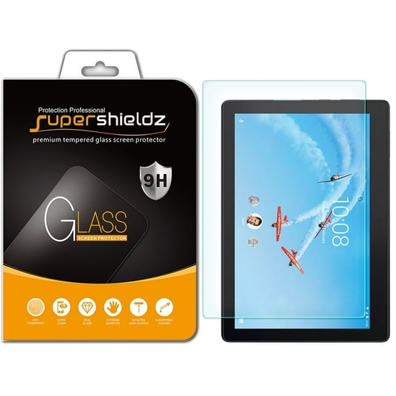 [1-Pack] Supershieldz for Lenovo Tab E10 (10.1 inch) Tempered Glass Screen Protector, Anti-Scratch, Anti-Fingerprint, Bubble Free