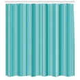 thumbnail image 3 of Ambesonne Aqua Shower Curtain, Ocean Inspired Blue Lines, 69"Wx75"L, Turquoise Pale Blue, 3 of 3