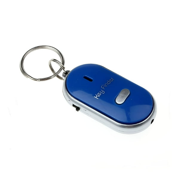 GJX GPS Tracker Keychain LED Light Torch Remote Sound Control Lost Key Finder Whistle Sound Item Key Locator Device