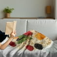 thumbnail image 3 of Oatmeal Soft Flannel Fleece Throw Blanket, Tasty Healthy Food Photography with Fresh Fruits and Porridge in Morning Bowl, Cozy Plush for Indoor and Outdoor Use, 70" x 90", Multicolor, by Ambesonne, 3 of 5