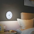 thumbnail image 6 of Gumesh Cold/Warm Light LED Wall Light ,Modern Circular Transparent Resin Wall Lamp Suitable For Bedroom Hallway Household Use(Button Style ,Cold), 6 of 6