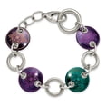 thumbnail image 4 of Edward Mirell Black Ti & Sterling Silver Anodized Multi Color Bracelet, 4 of 7